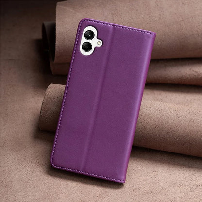 BINFEN COLOR BF18 For Samsung Galaxy A06 Leather Case Card Slots Phone Cover