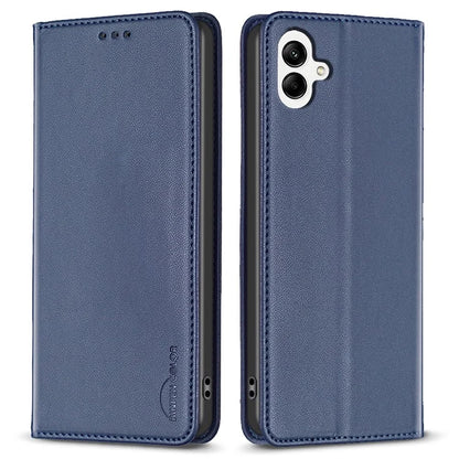 BINFEN COLOR BF18 For Samsung Galaxy A06 Leather Case Card Slots Phone Cover