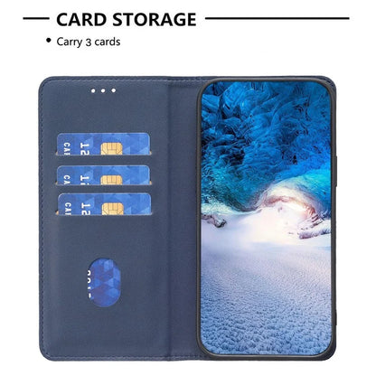 BINFEN COLOR BF18 For Samsung Galaxy A06 Leather Case Card Slots Phone Cover