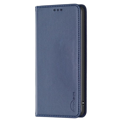 BINFEN COLOR BF18 For Samsung Galaxy A06 Leather Case Card Slots Phone Cover