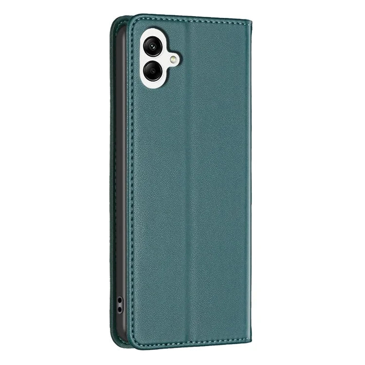 BINFEN COLOR BF18 For Samsung Galaxy A06 Leather Case Card Slots Phone Cover