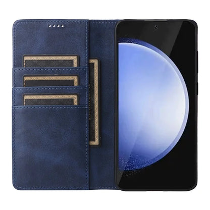 For Samsung Galaxy S24 FE Case RFID Blocking Shockproof Leather Phone Cover