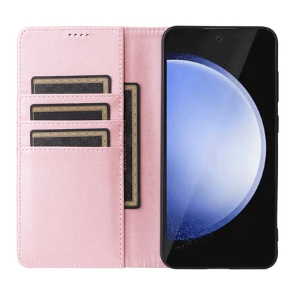 For Samsung Galaxy S24 FE Case RFID Blocking Shockproof Leather Phone Cover