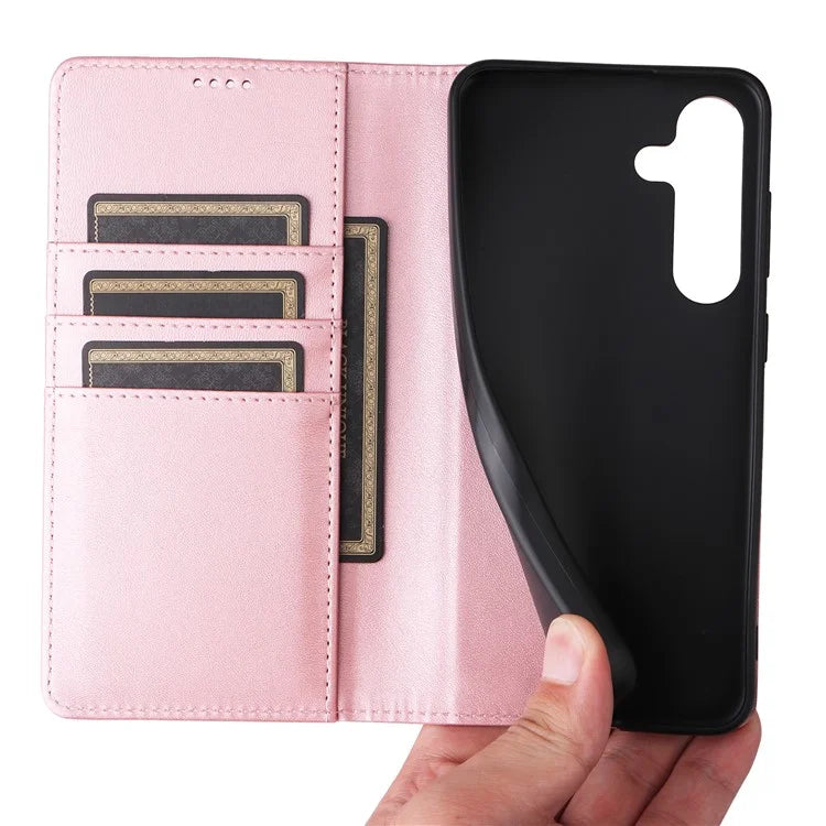 For Samsung Galaxy S24 FE Case RFID Blocking Shockproof Leather Phone Cover