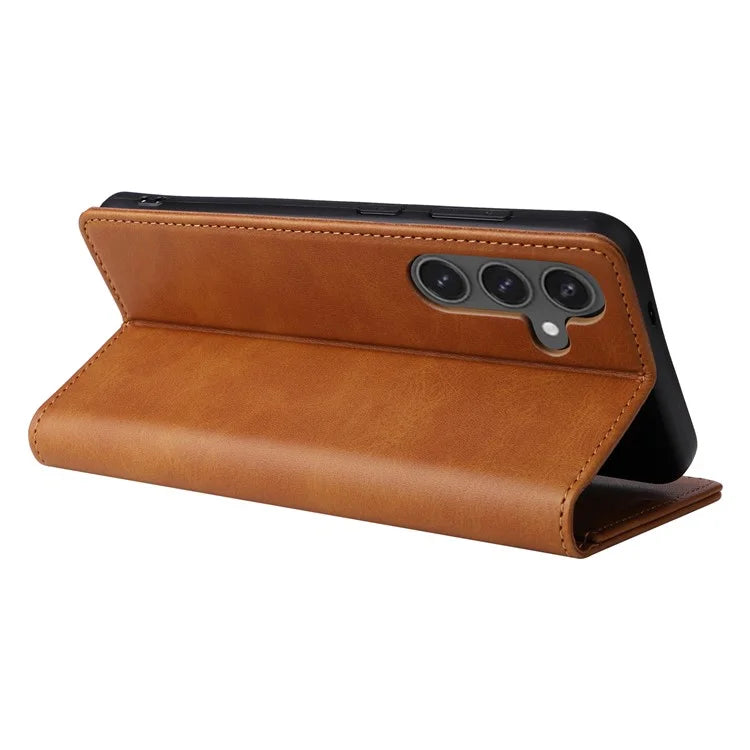 For Samsung Galaxy S24 FE Case RFID Blocking Shockproof Leather Phone Cover
