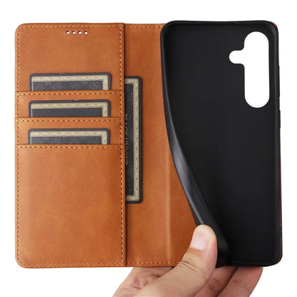 For Samsung Galaxy S24 FE Case RFID Blocking Shockproof Leather Phone Cover