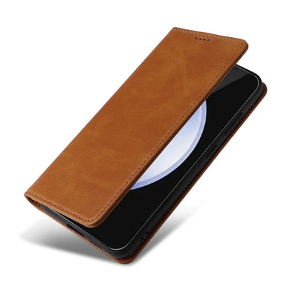 For Samsung Galaxy S24 FE Case RFID Blocking Shockproof Leather Phone Cover