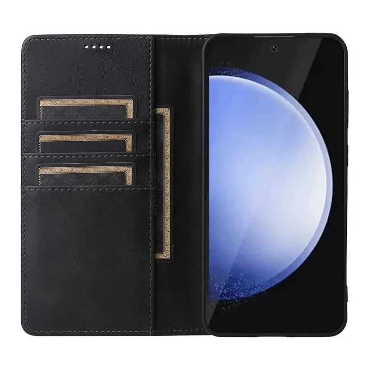 For Samsung Galaxy S24 FE Case RFID Blocking Shockproof Leather Phone Cover