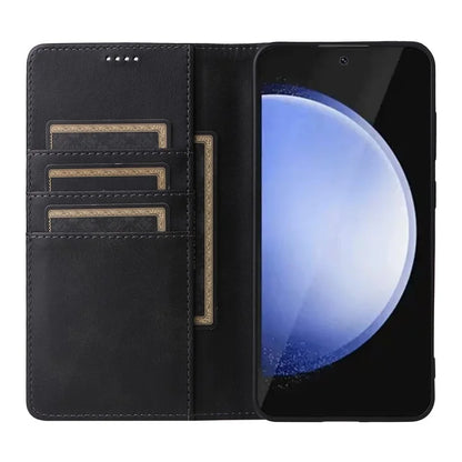 For Samsung Galaxy S24 FE Case RFID Blocking Shockproof Leather Phone Cover