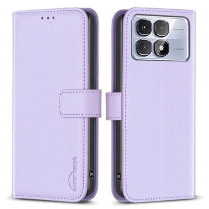 BINFEN COLOR BF17 For Xiaomi Redmi K70 Ultra Case Wallet Folio Flip Leather Cover