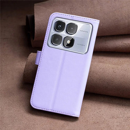 BINFEN COLOR BF17 For Xiaomi Redmi K70 Ultra Case Wallet Folio Flip Leather Cover