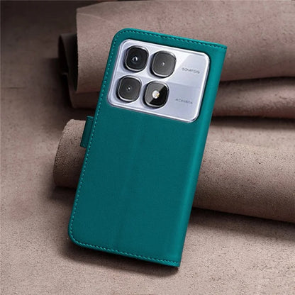 BINFEN COLOR BF17 For Xiaomi Redmi K70 Ultra Case Wallet Folio Flip Leather Cover