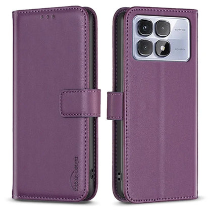BINFEN COLOR BF17 For Xiaomi Redmi K70 Ultra Case Wallet Folio Flip Leather Cover