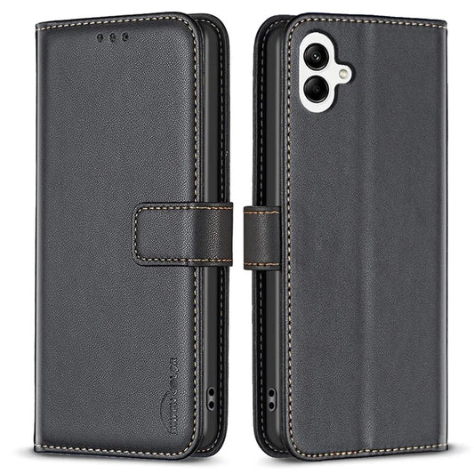 BINFEN COLOR BF17 For Samsung Galaxy A06 Leather Phone Case Wallet Cover
