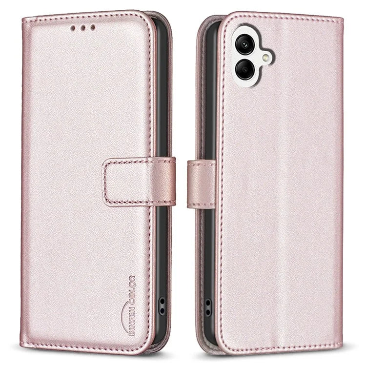BINFEN COLOR BF17 For Samsung Galaxy A06 Leather Phone Case Wallet Cover