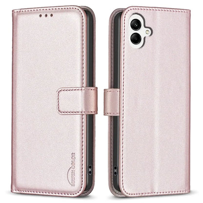 BINFEN COLOR BF17 For Samsung Galaxy A06 Leather Phone Case Wallet Cover