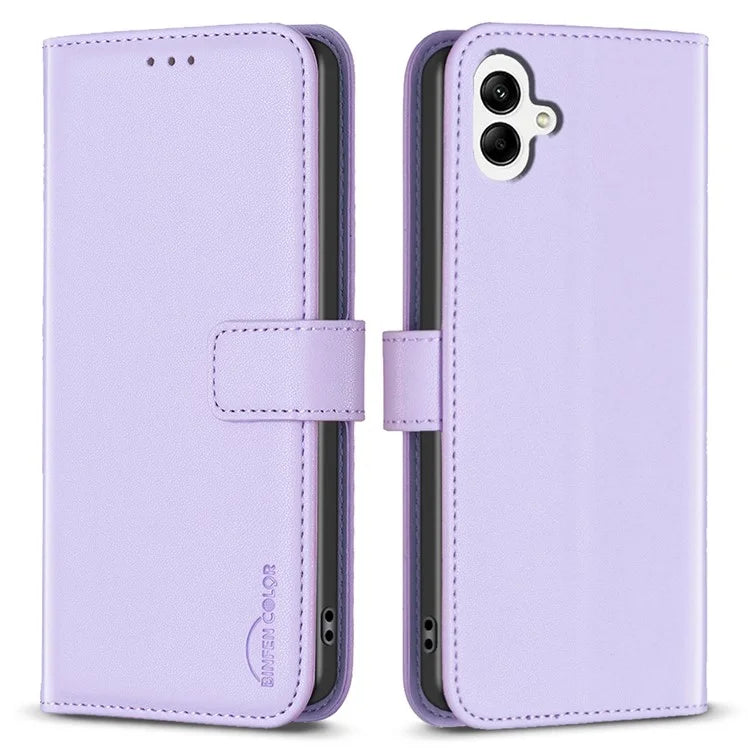 BINFEN COLOR BF17 For Samsung Galaxy A06 Leather Phone Case Wallet Cover