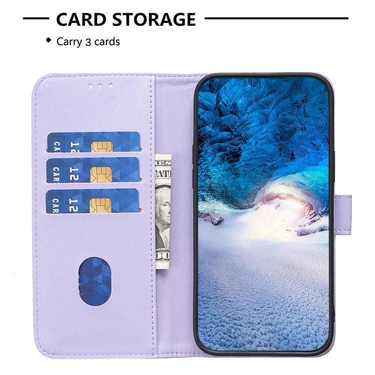 BINFEN COLOR BF17 For Samsung Galaxy A06 Leather Phone Case Wallet Cover