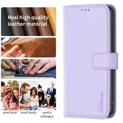 BINFEN COLOR BF17 For Samsung Galaxy A06 Leather Phone Case Wallet Cover