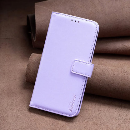 BINFEN COLOR BF17 For Samsung Galaxy A06 Leather Phone Case Wallet Cover