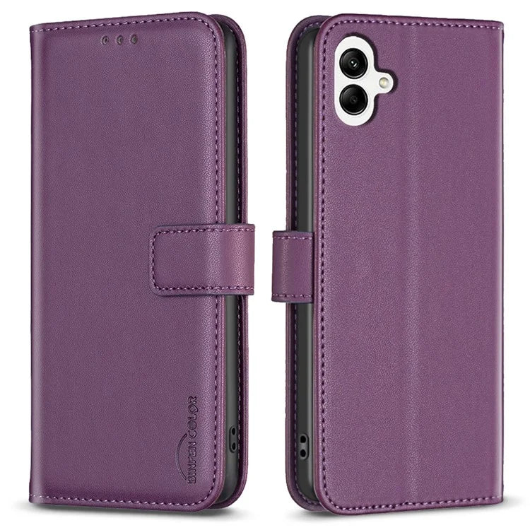 BINFEN COLOR BF17 For Samsung Galaxy A06 Leather Phone Case Wallet Cover