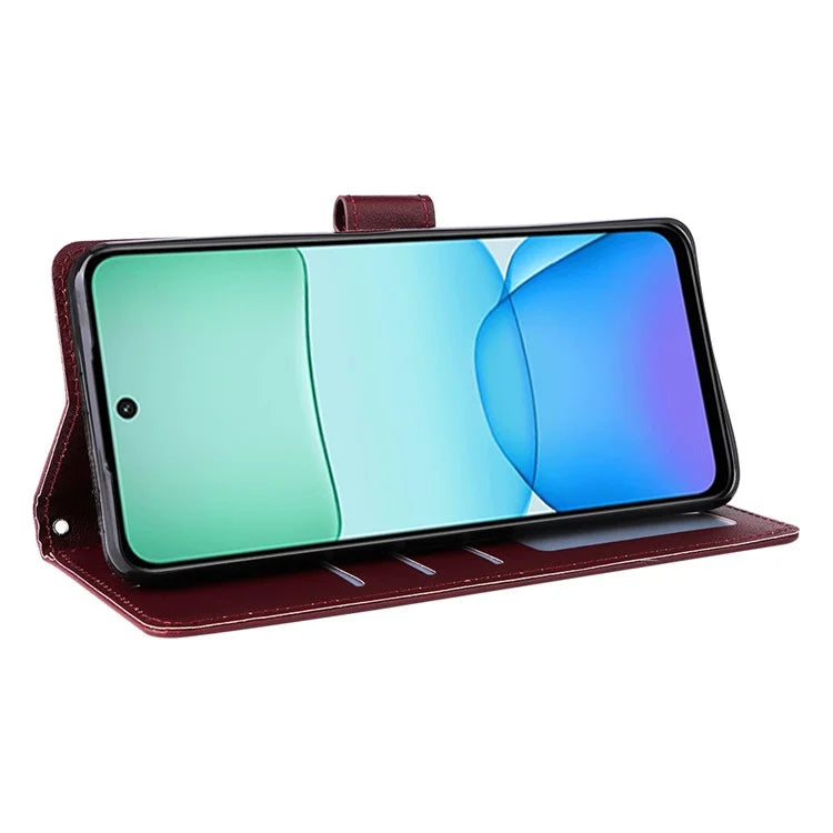 For Xiaomi Redmi 13 5G / 4G Case Wallet Stand View PU Leather Phone Cover