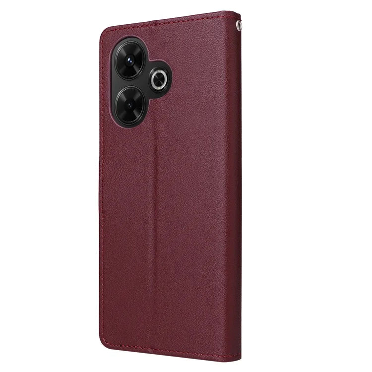 For Xiaomi Redmi 13 5G / 4G Case Wallet Stand View PU Leather Phone Cover