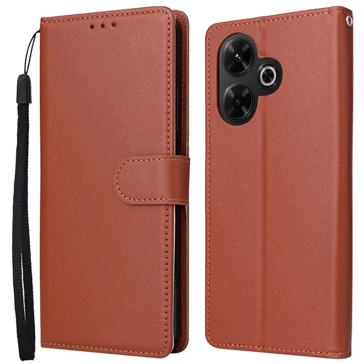 For Xiaomi Redmi 13 5G / 4G Case Wallet Stand View PU Leather Phone Cover
