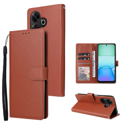 For Xiaomi Redmi 13 5G / 4G Case Wallet Stand View PU Leather Phone Cover