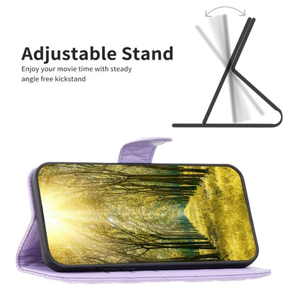 BINFEN COLOR BF Style-14 For Samsung Galaxy A06 Case PU Leather Rhombus Phone Cover