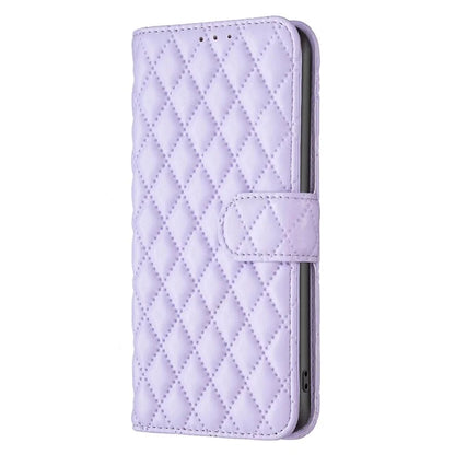 BINFEN COLOR BF Style-14 For Samsung Galaxy A06 Case PU Leather Rhombus Phone Cover
