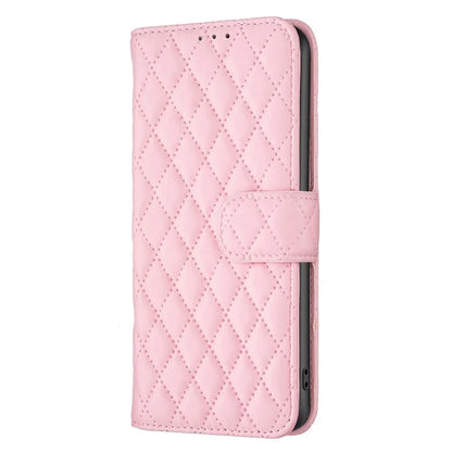 BINFEN COLOR BF Style-14 For Samsung Galaxy A06 Case PU Leather Rhombus Phone Cover
