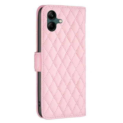 BINFEN COLOR BF Style-14 For Samsung Galaxy A06 Case PU Leather Rhombus Phone Cover