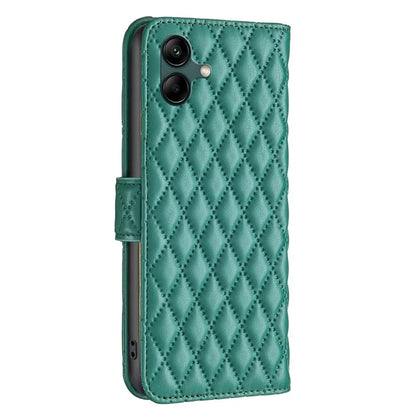 BINFEN COLOR BF Style-14 For Samsung Galaxy A06 Case PU Leather Rhombus Phone Cover
