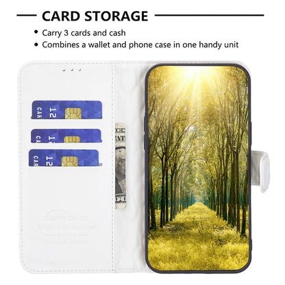 BINFEN COLOR BF Style-14 For Samsung Galaxy A06 Case PU Leather Rhombus Phone Cover