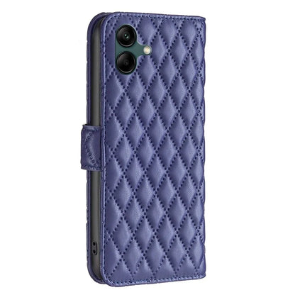 BINFEN COLOR BF Style-14 For Samsung Galaxy A06 Case PU Leather Rhombus Phone Cover