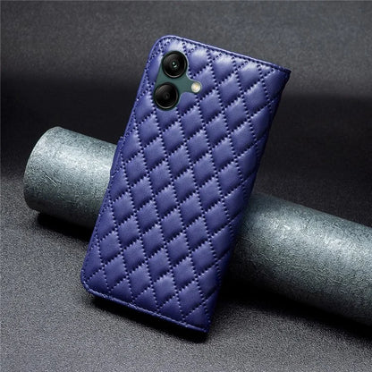 BINFEN COLOR BF Style-14 For Samsung Galaxy A06 Case PU Leather Rhombus Phone Cover