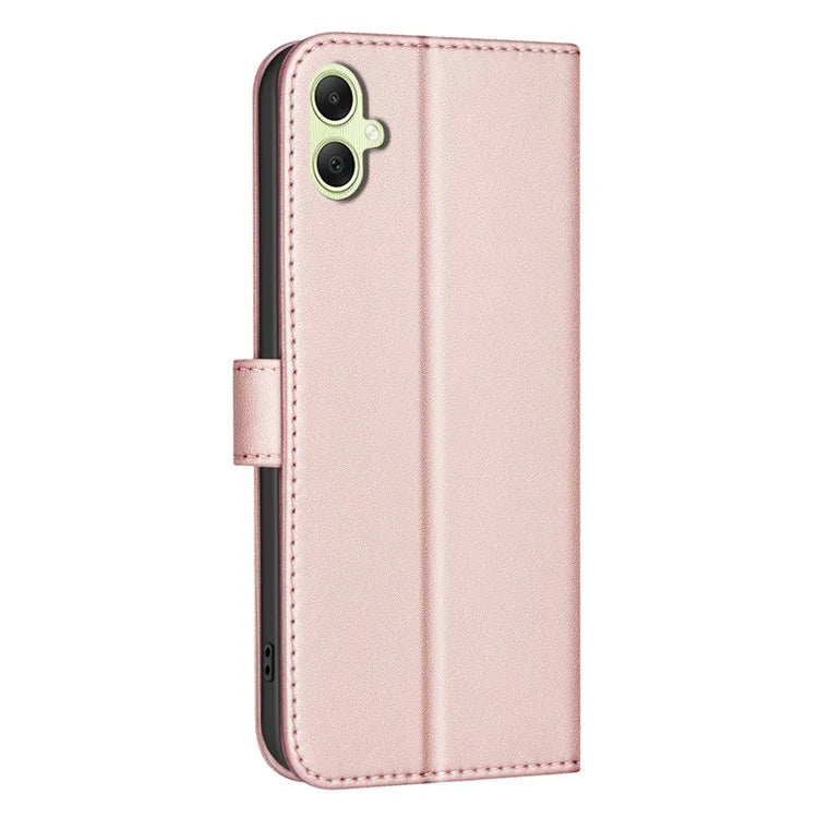 BINFEN COLOR BF34 for Samsung Galaxy A06 Case Wallet PU Leather Cover Square Grid Pattern
