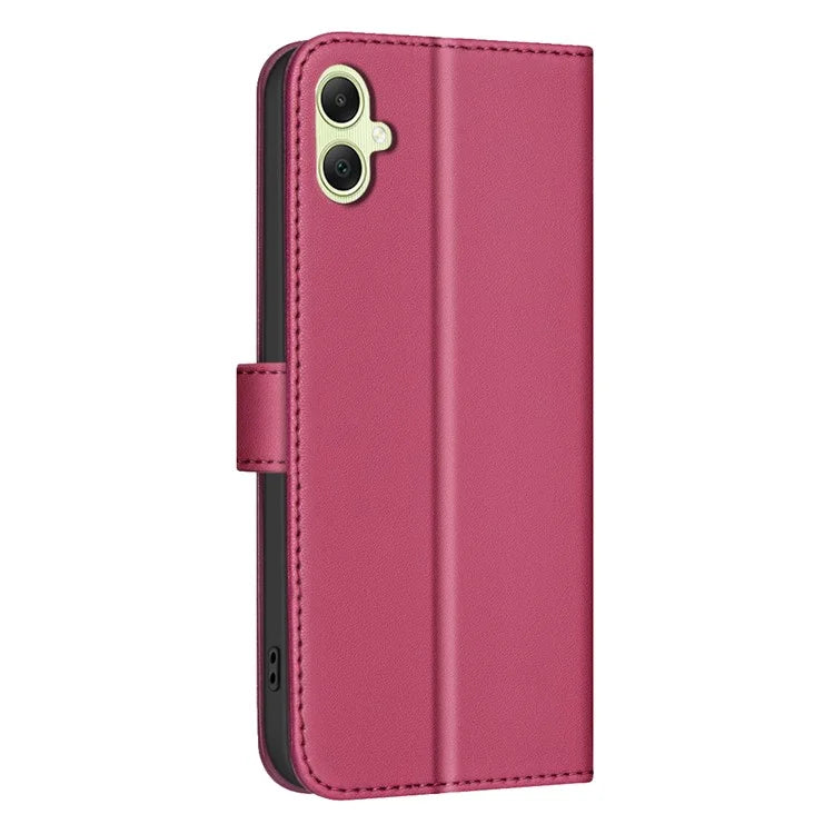 BINFEN COLOR BF34 for Samsung Galaxy A06 Case Wallet PU Leather Cover Square Grid Pattern