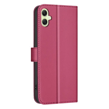 BINFEN COLOR BF34 for Samsung Galaxy A06 Case Wallet PU Leather Cover Square Grid Pattern
