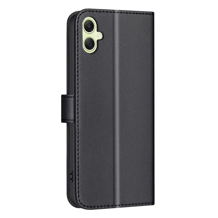 BINFEN COLOR BF34 for Samsung Galaxy A06 Case Wallet PU Leather Cover Square Grid Pattern