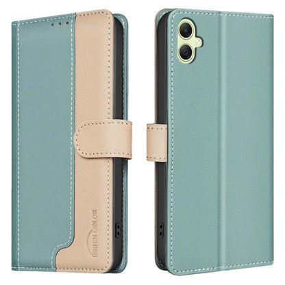 BINFEN COLOR BF33 Case for Samsung Galaxy A06 Case Phone Leather Cover RFID Blocking