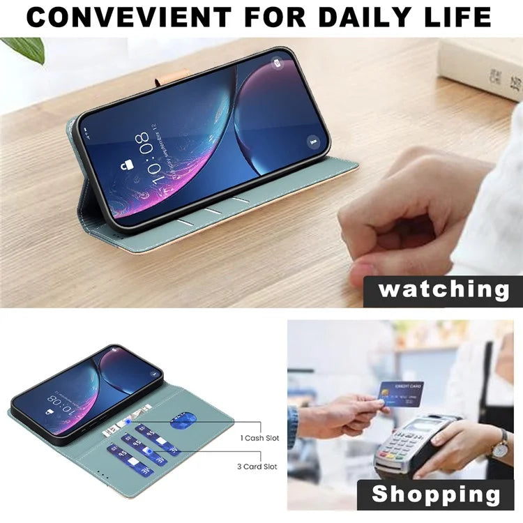 BINFEN COLOR BF33 Case for Samsung Galaxy A06 Case Phone Leather Cover RFID Blocking