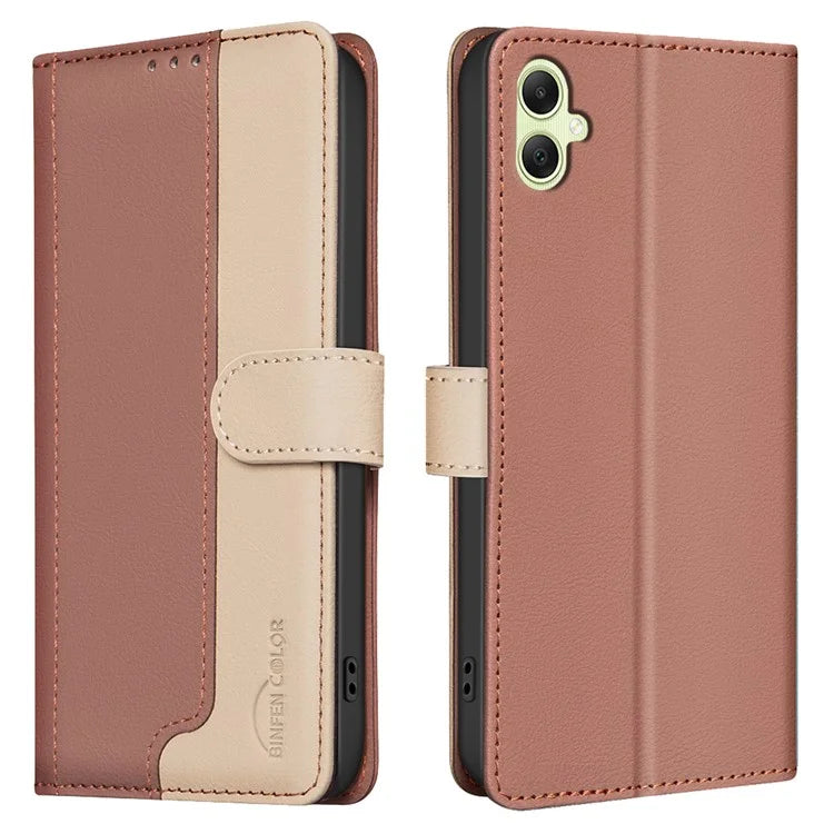 BINFEN COLOR BF33 Case for Samsung Galaxy A06 Case Phone Leather Cover RFID Blocking
