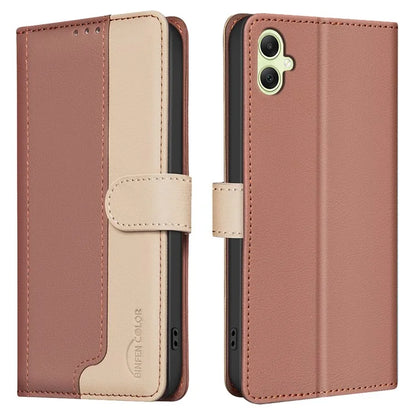 BINFEN COLOR BF33 Case for Samsung Galaxy A06 Case Phone Leather Cover RFID Blocking