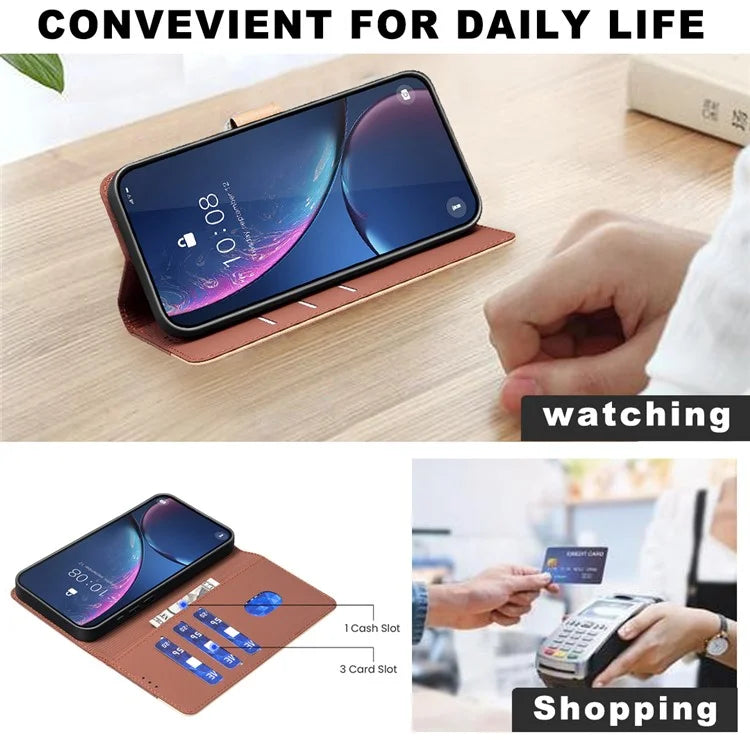 BINFEN COLOR BF33 Case for Samsung Galaxy A06 Case Phone Leather Cover RFID Blocking