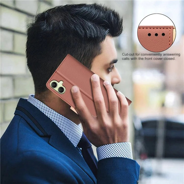 BINFEN COLOR BF33 Case for Samsung Galaxy A06 Case Phone Leather Cover RFID Blocking