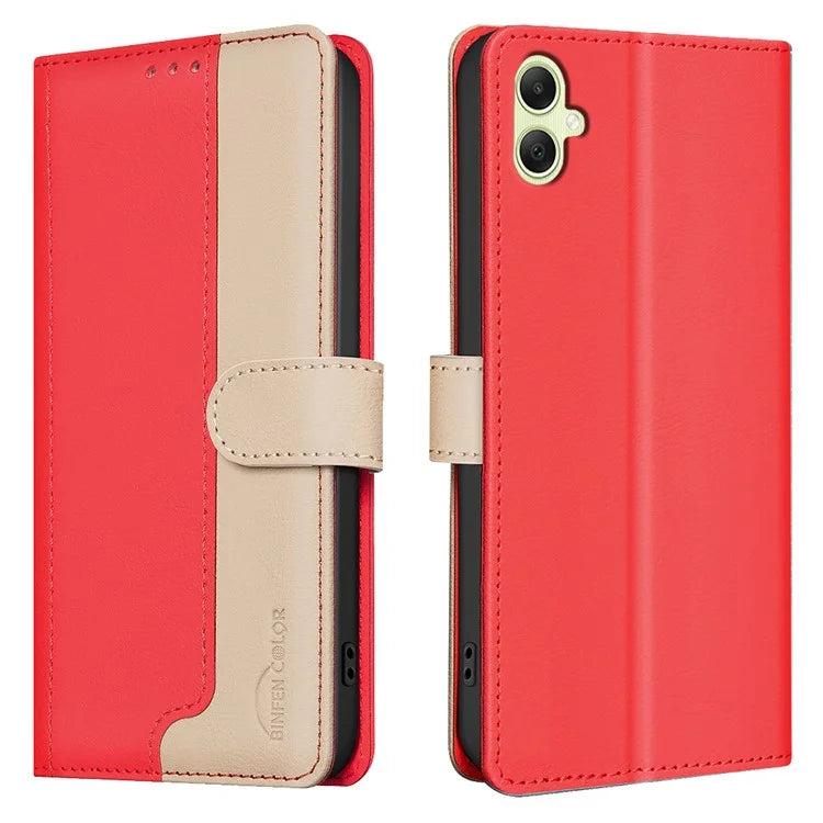 BINFEN COLOR BF33 Case for Samsung Galaxy A06 Case Phone Leather Cover RFID Blocking