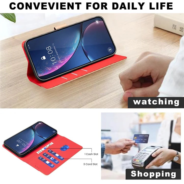 BINFEN COLOR BF33 Case for Samsung Galaxy A06 Case Phone Leather Cover RFID Blocking