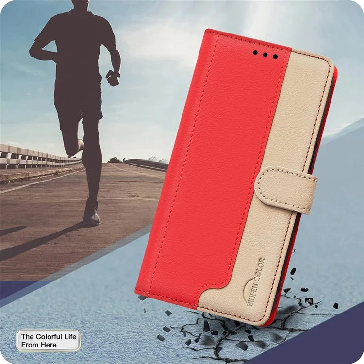 BINFEN COLOR BF33 Case for Samsung Galaxy A06 Case Phone Leather Cover RFID Blocking